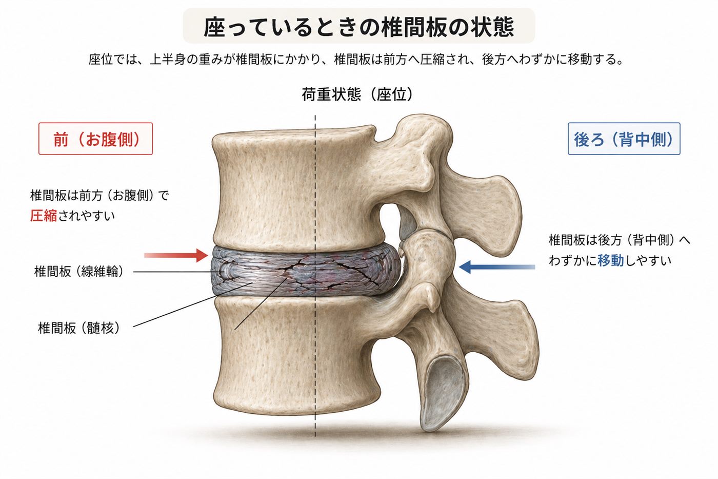 椎間板の解剖図