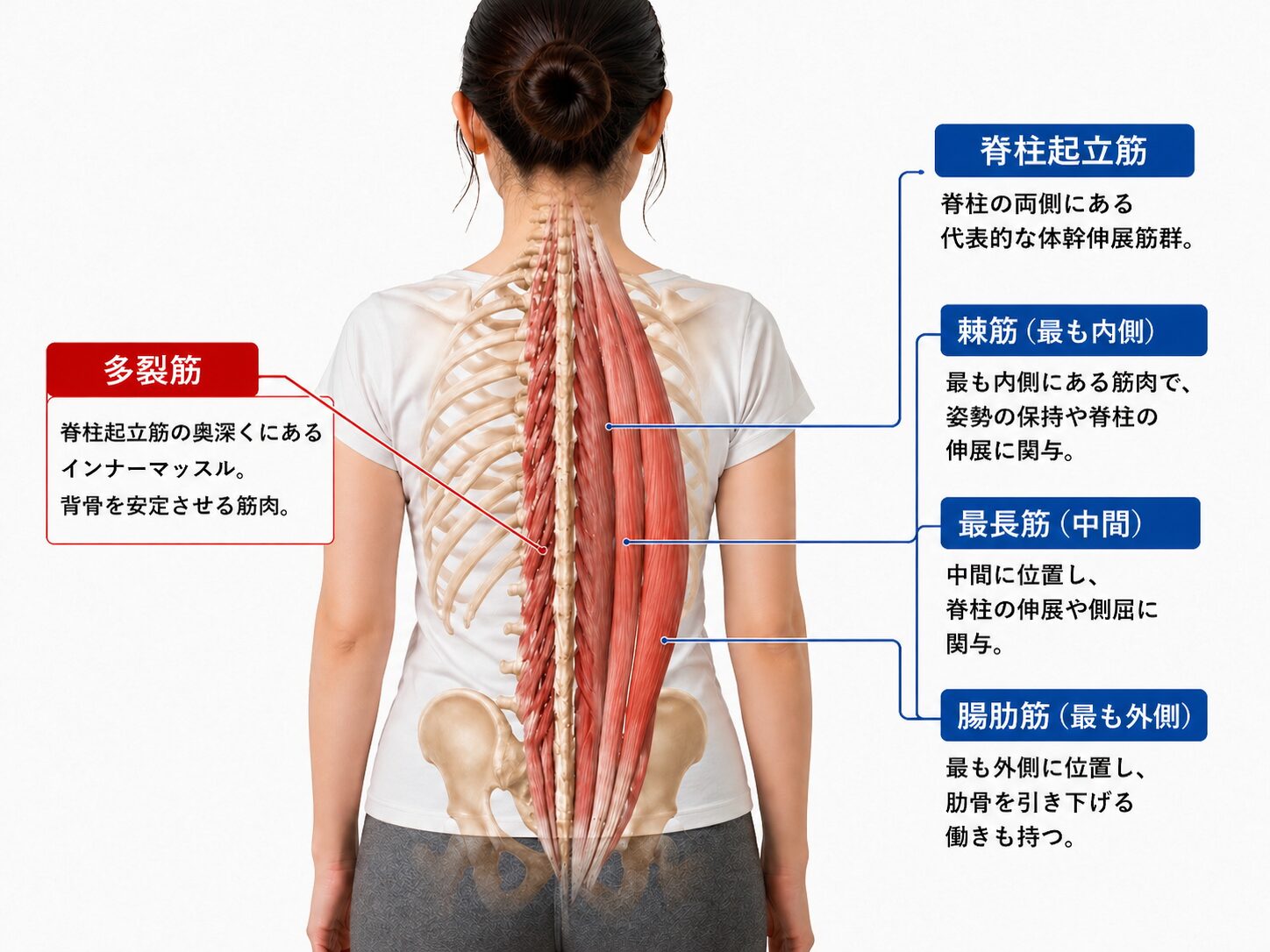 多裂筋・脊柱起立筋
