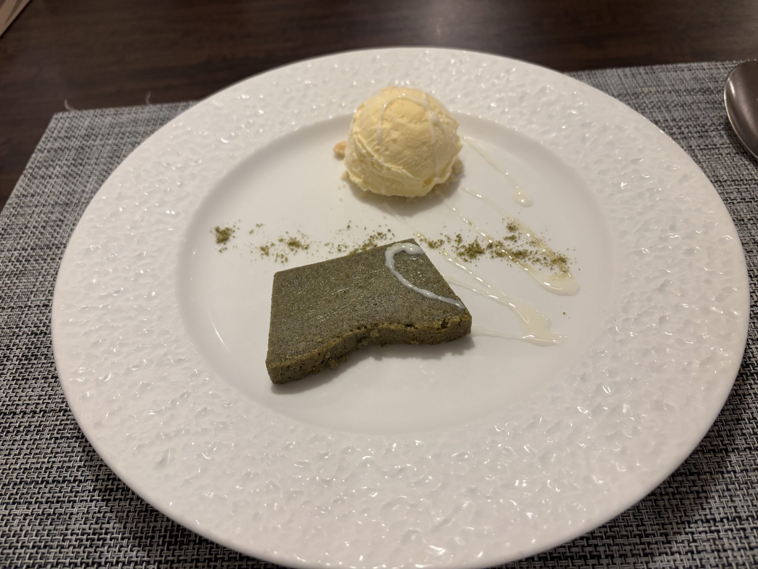 夕食のデザート