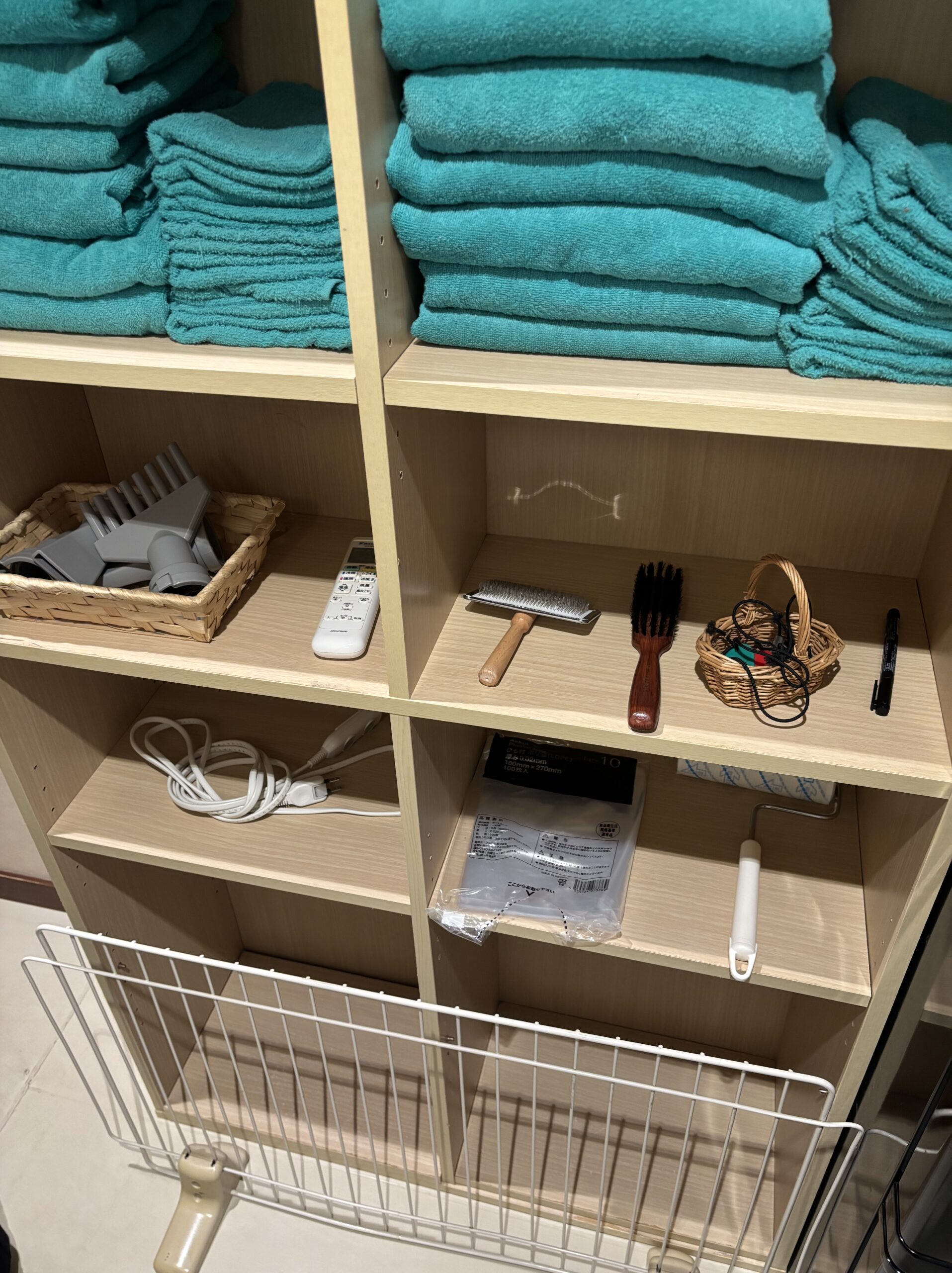 トリミングルームの備品