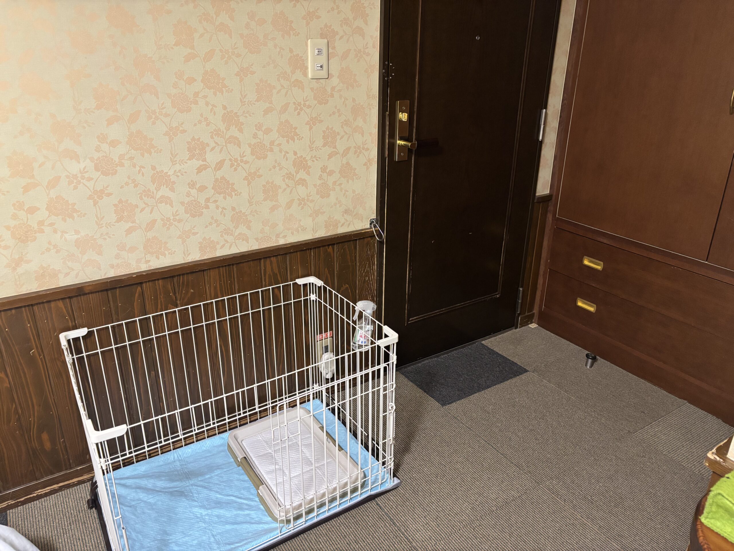 部屋に備わるトイレシート