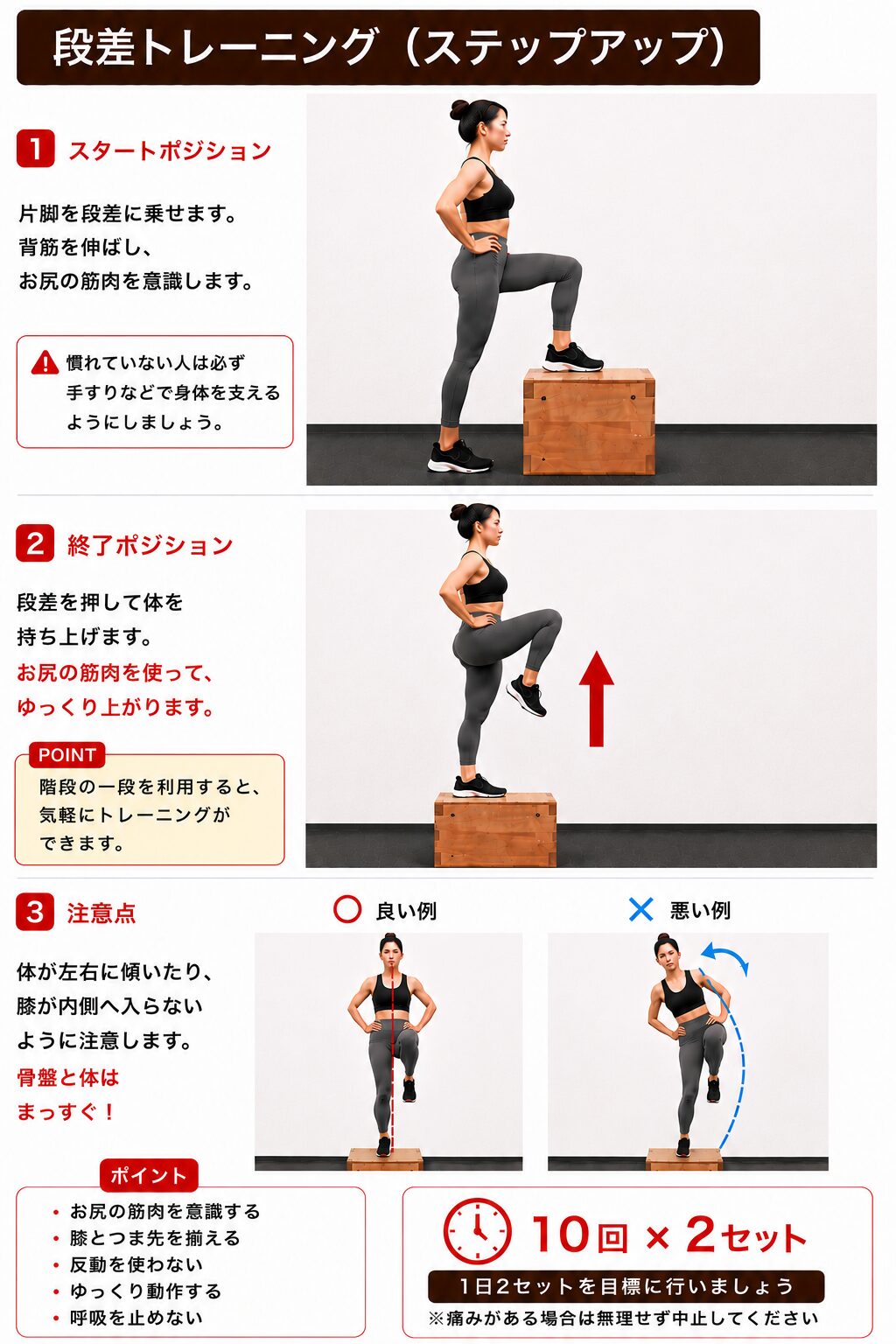 段差トレーニング