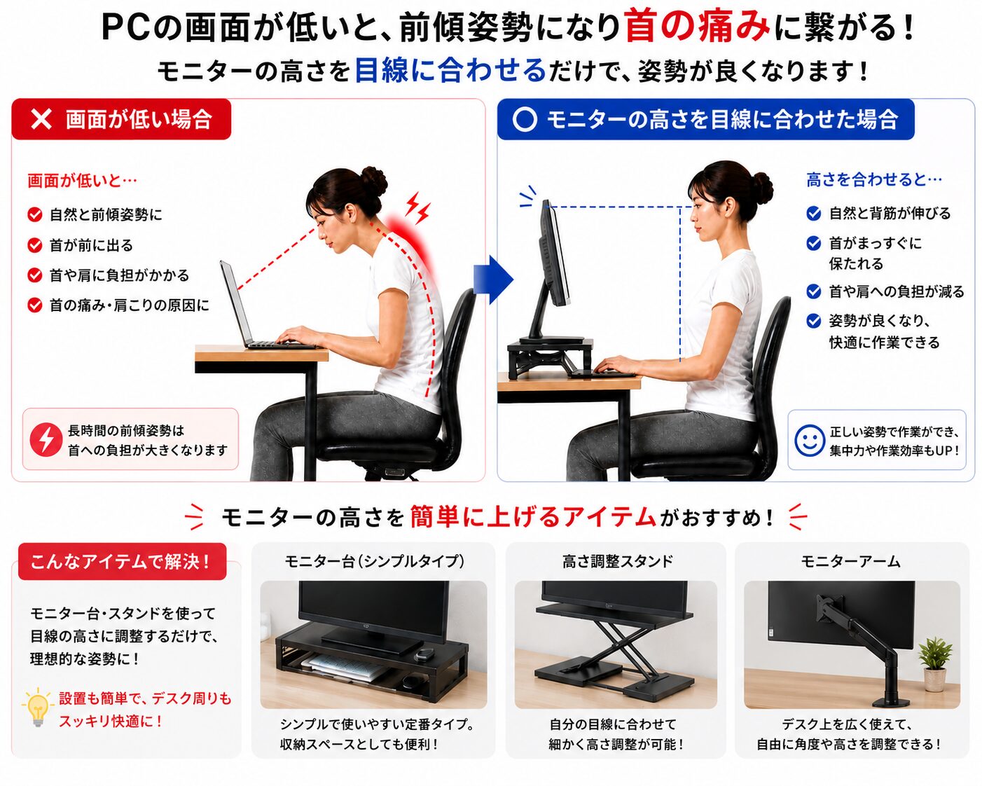 PC画面の高さ調整