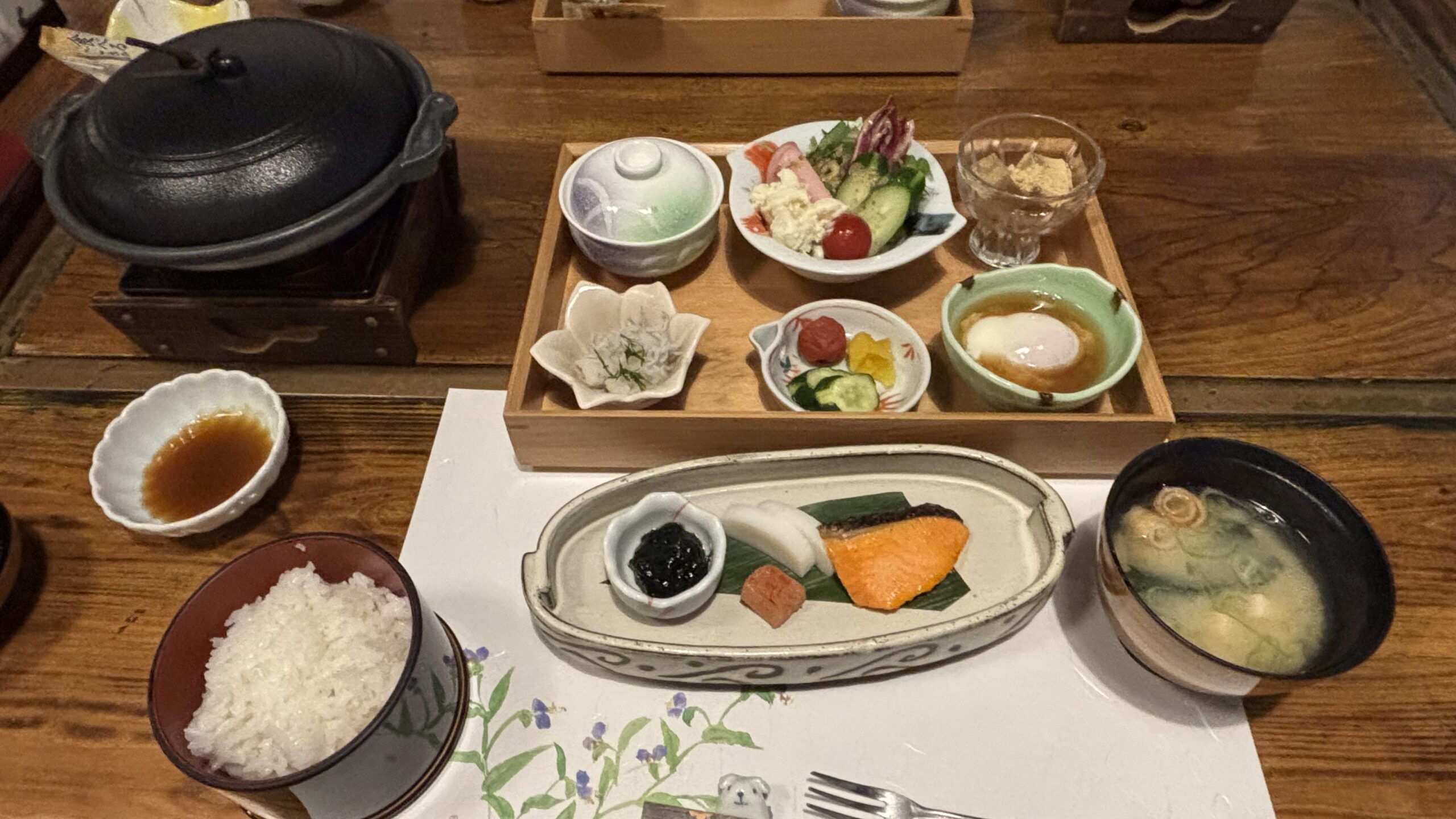 丘と海のドッグリゾートの朝食