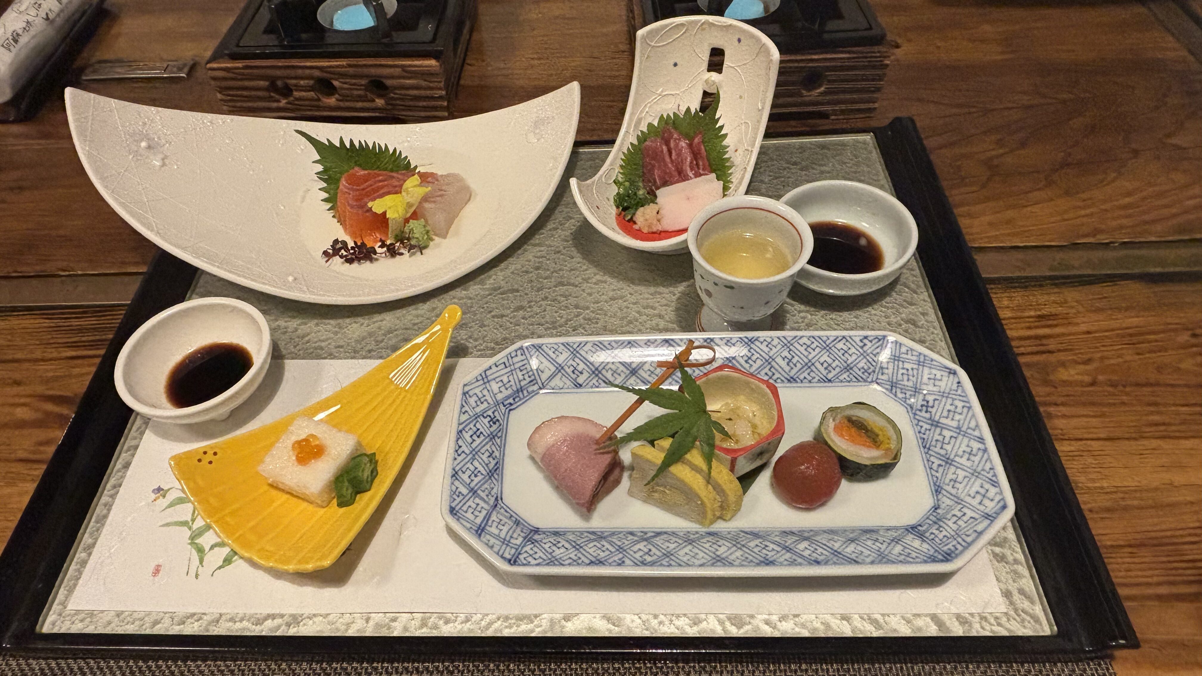 創作会席の夕食